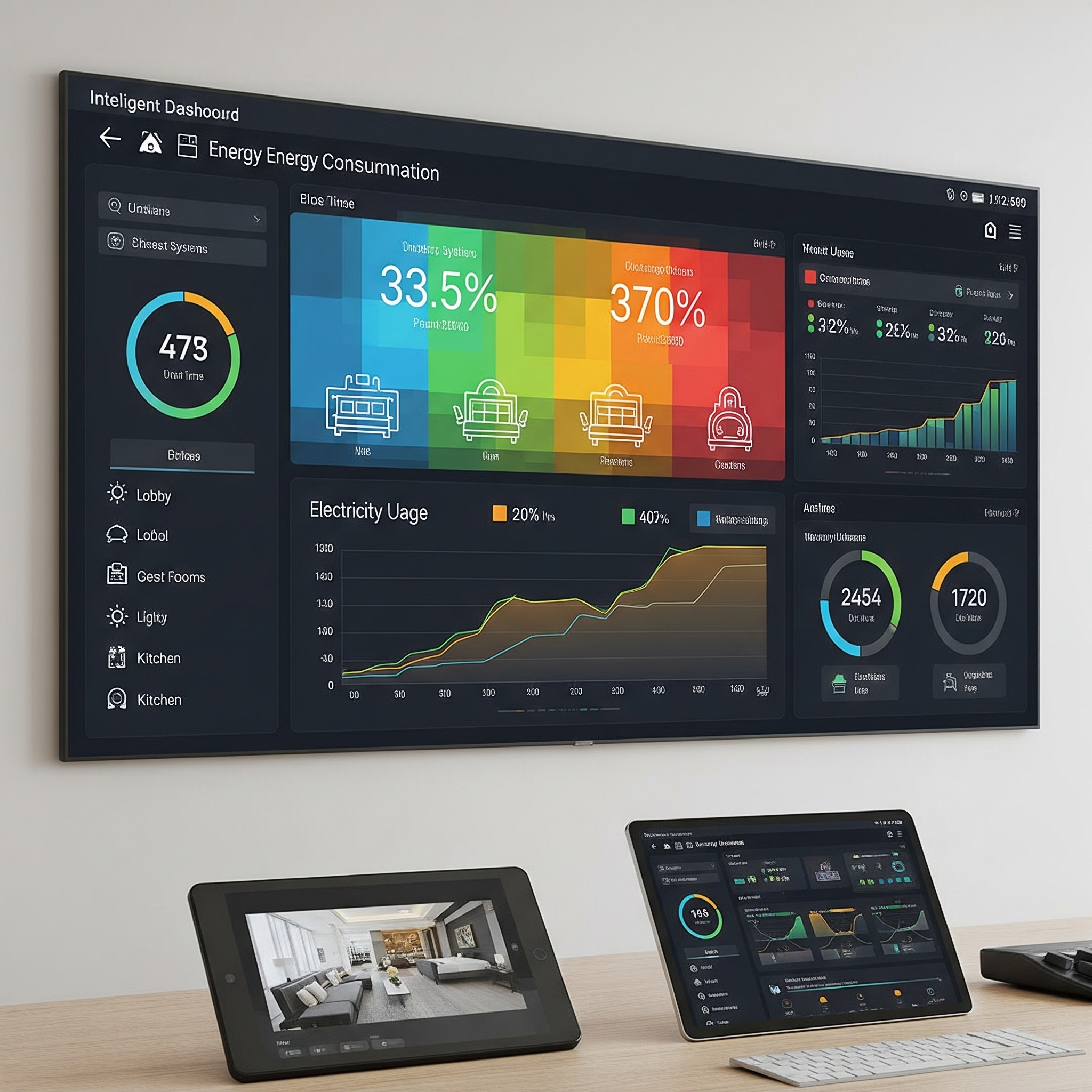 Energy management dashboard